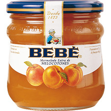 BEBE mermelada de melocotón frasco 340 g