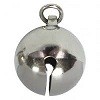 Cascabeles de 23 mm. Bolsa 4 unidades. Plateados