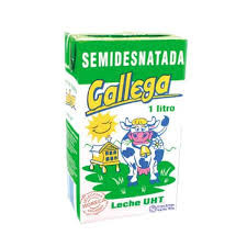 LECHE GALLEGA SEMIDESNATADA BK. 1 L