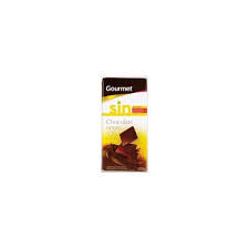 CHOCOLATE NEGRO 52% SIN AZÚCAR GOURMET 125 GR