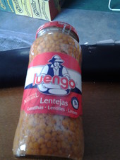 Lentejas cocidas al natural