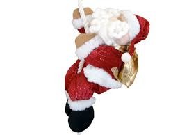 Papa Noel  en cuerda. 26 Cm del muñeco