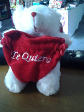 Peluche oso ( Te Quiero) Blanco