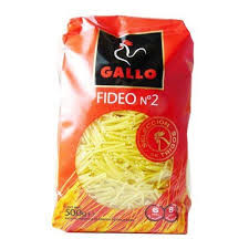 Fideos Nº 2  de Gallo  500 g.