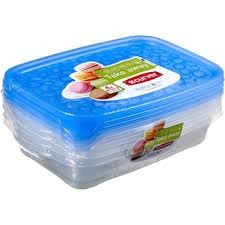 CURVER Take away hermético rectangular pack 4 unidades de 1 l