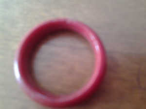 Anillo burdeos